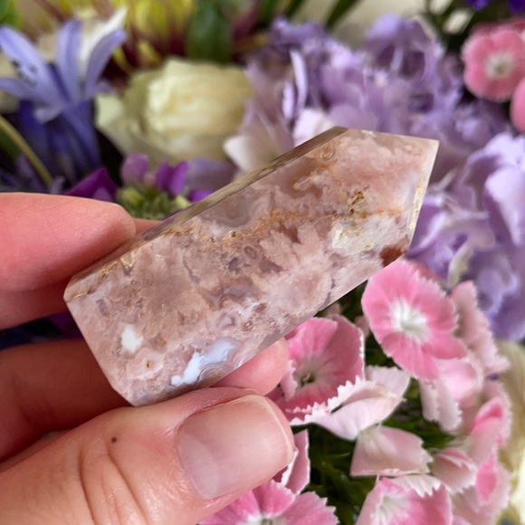 Pink Flower Agate Point - Picture 5 of 5